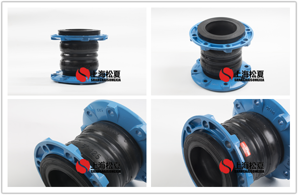 雙球型DN125水電站機組降溫循環(huán)泵橡膠軟接頭 雙球型DN125水電站機組降溫循環(huán)泵橡膠軟接頭